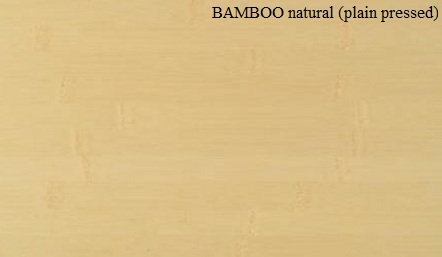 Bamboo Natural Plain Pressed Veneer