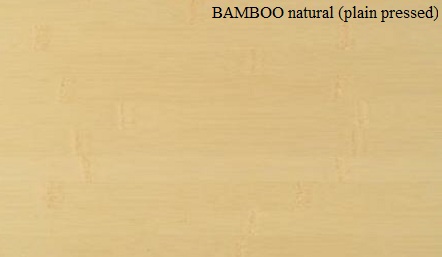 Bamboo Natural Plain Pressed Veneer