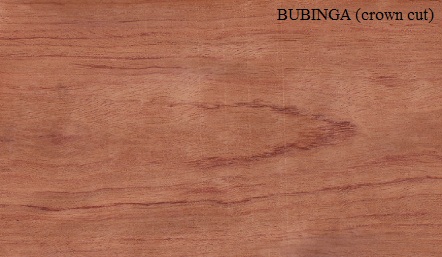 Bubinga Crown wood veneer