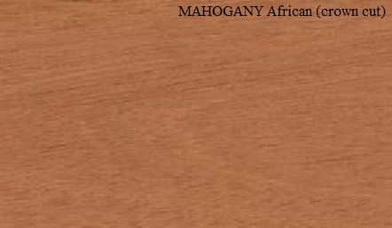 Mahogany African Crown Wood Veneer