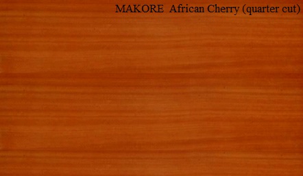 Makore Quartered Wood Veneer