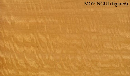 Movingui Figured Wood veneer