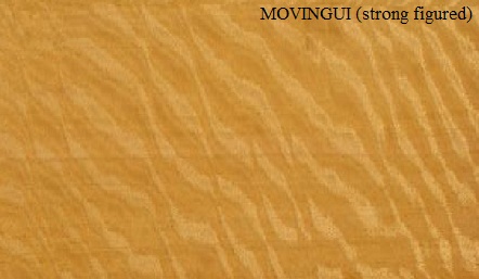 Movingui Strong Figured Wood veneer