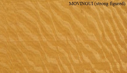 Movingui Strong Figured Wood veneer