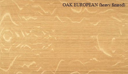 Oak European Quarter Cut Heavy Figured Wood Veneer