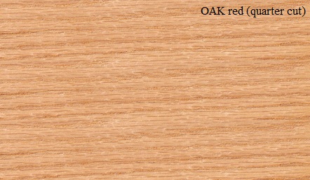 Oak Red Quartered Wood Veneer