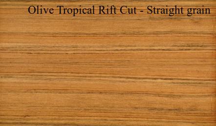 Olive Tropical Straight Grain Wood Veneer