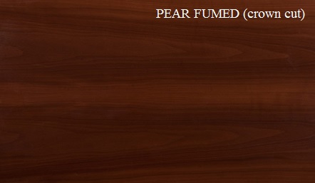 Pear Fumed Crown cut Wood Veneer