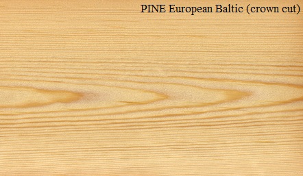 Pine European Baltic Crown Wood Veneer
