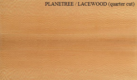 Lacewood Planetree Quartered Wood Veneer