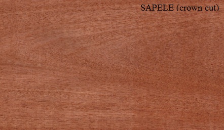 Sapele Crown Wood Veneer