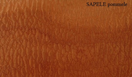 Sapele Pommele Wood Veneer