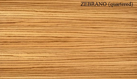 Zebrano Quartered